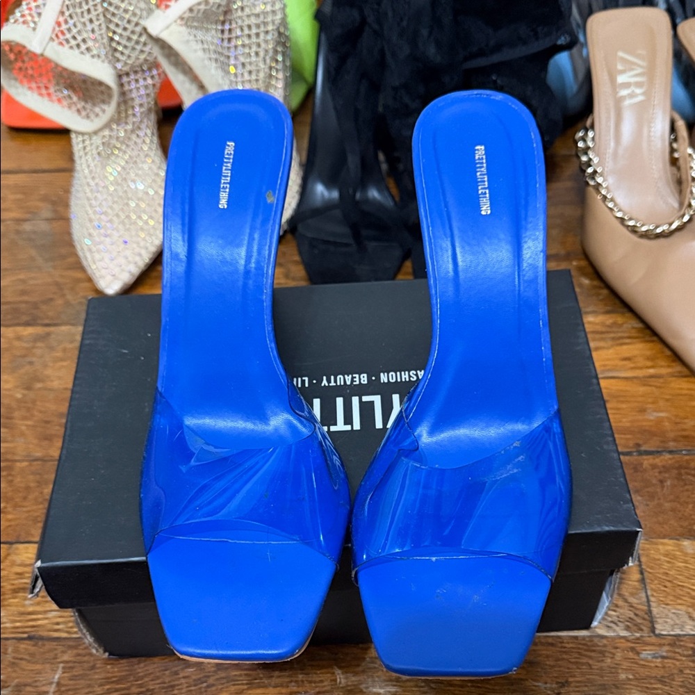 PrettyLittleThing Royal Blue Women's Heels